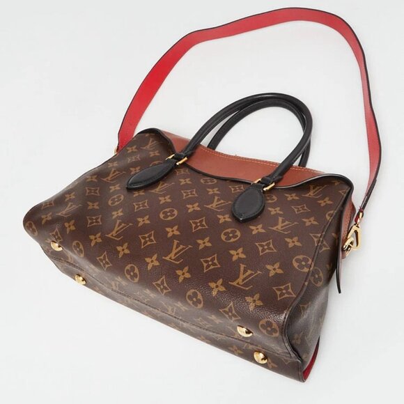 Louis Vuitton Monogram Canvas and Tricolor Leather Tuileries NM Bag - Picture 3 of 9